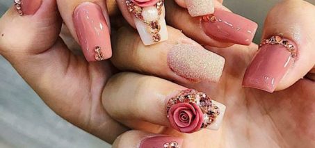 mẫu nail đẹp cho cô dâu