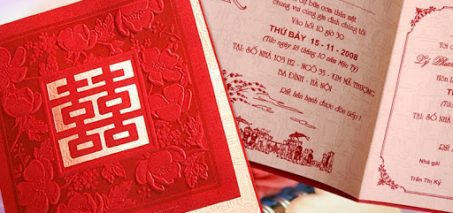 Thiệp cưới truyền thống