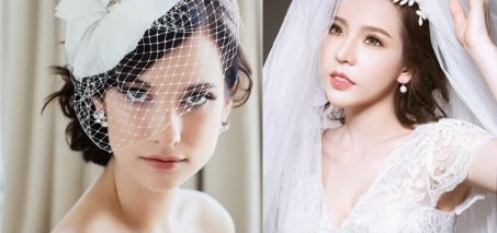 lúp đội đầu cô dâu