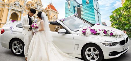xe cưới mui trần