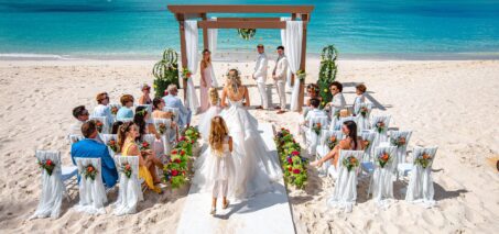 đám cưới tại bãi biển