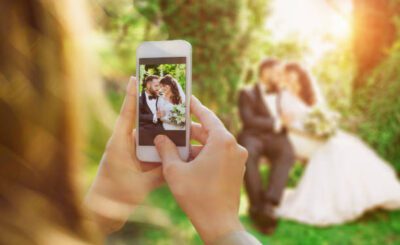 chụp hình cưới bằng smartphone