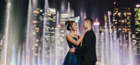 chụp ảnh cưới ngoại cảnh ban đêm